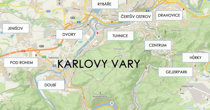 Особенности городских районов Карловых Вар